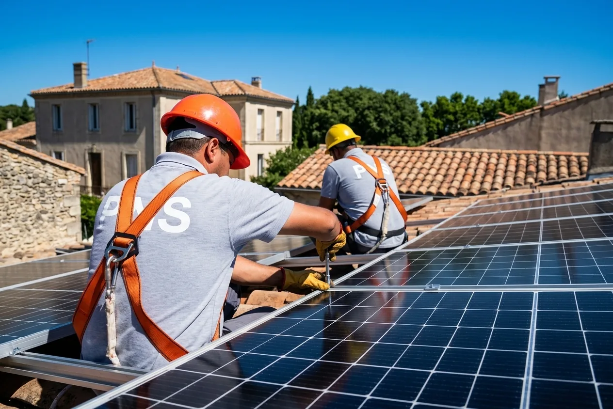 Panneaux solaires dans le Maine-et-Loire